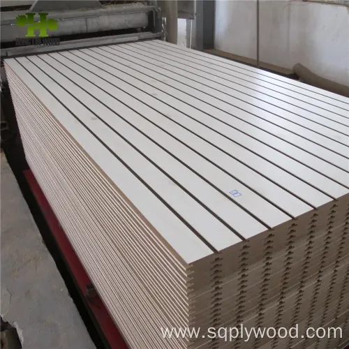 Melamine Grooved MDF for Display Furniture